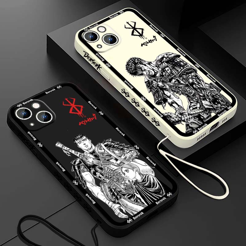 Phone Cases For Iphone 15 - Japan Anime Berserk Guts For Apple
