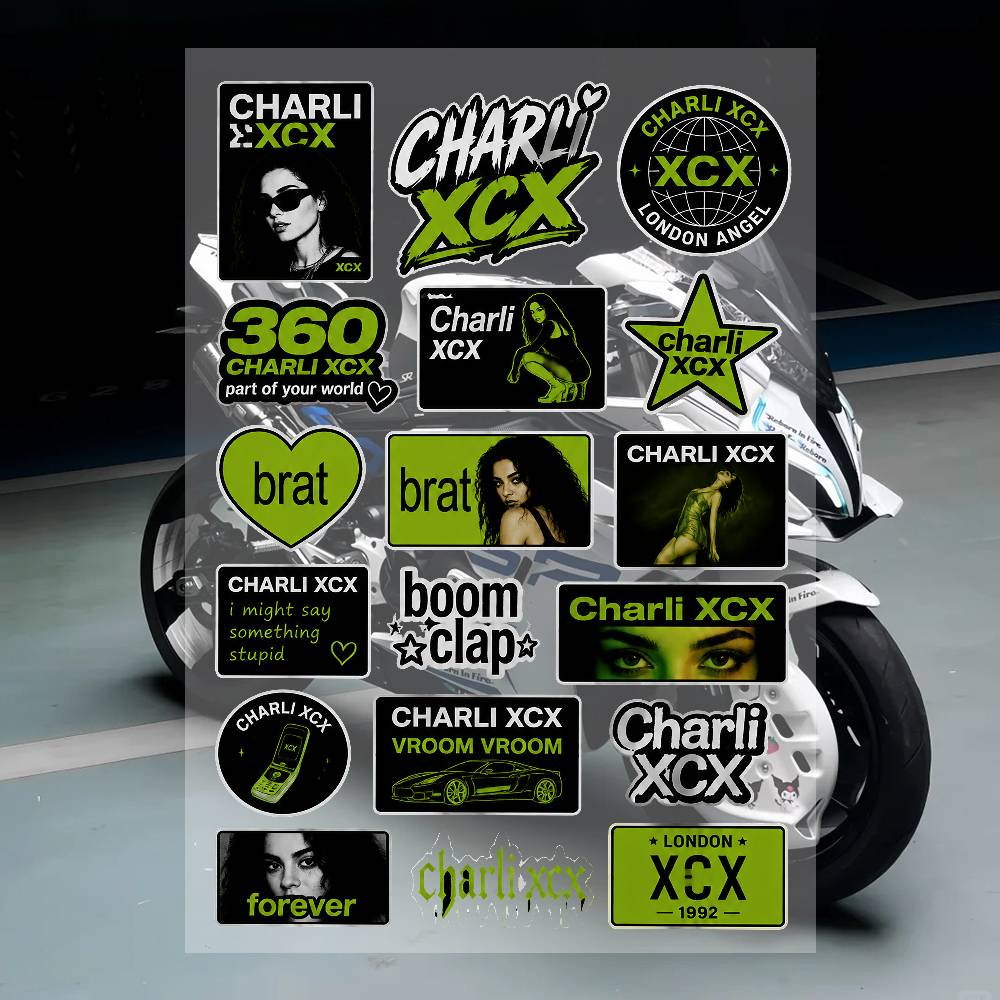 Phone Cases Brands - C-Charli XCX Streetwear Brand Stickers Set