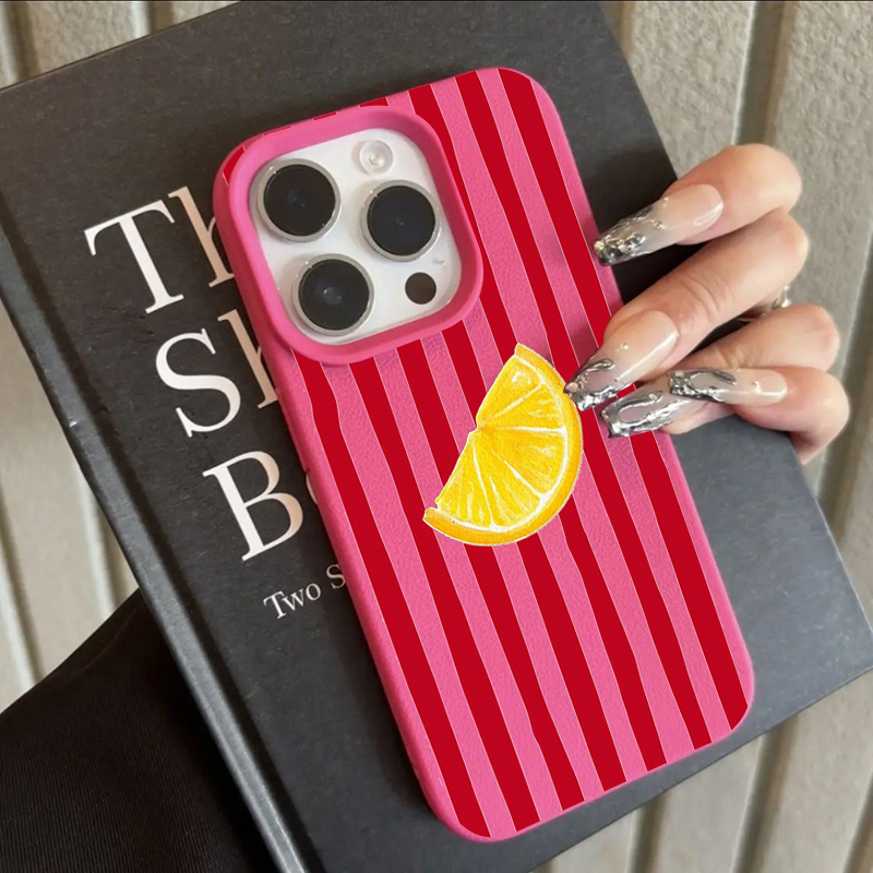 Phone Cases Online - Fashion Lemon Pattern TPU Silicone Phone