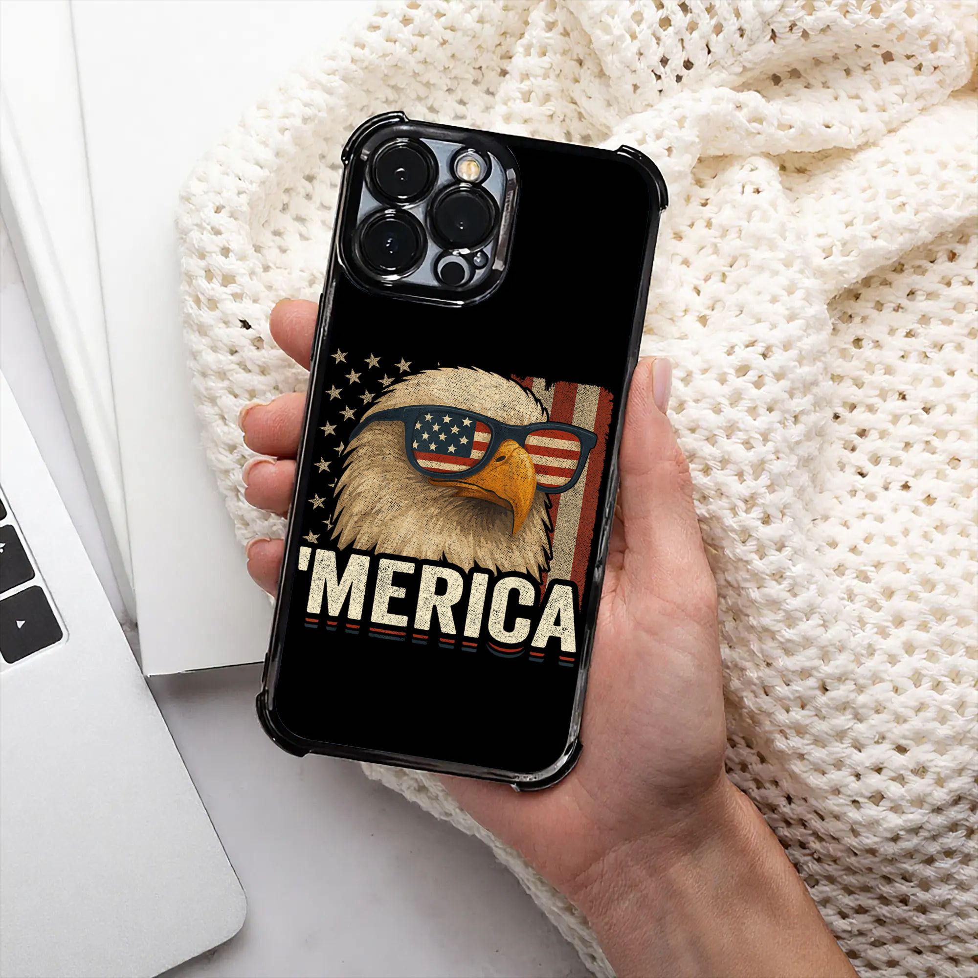 Phone Cases Usa - American Flag Patriotic Bald Eagle July