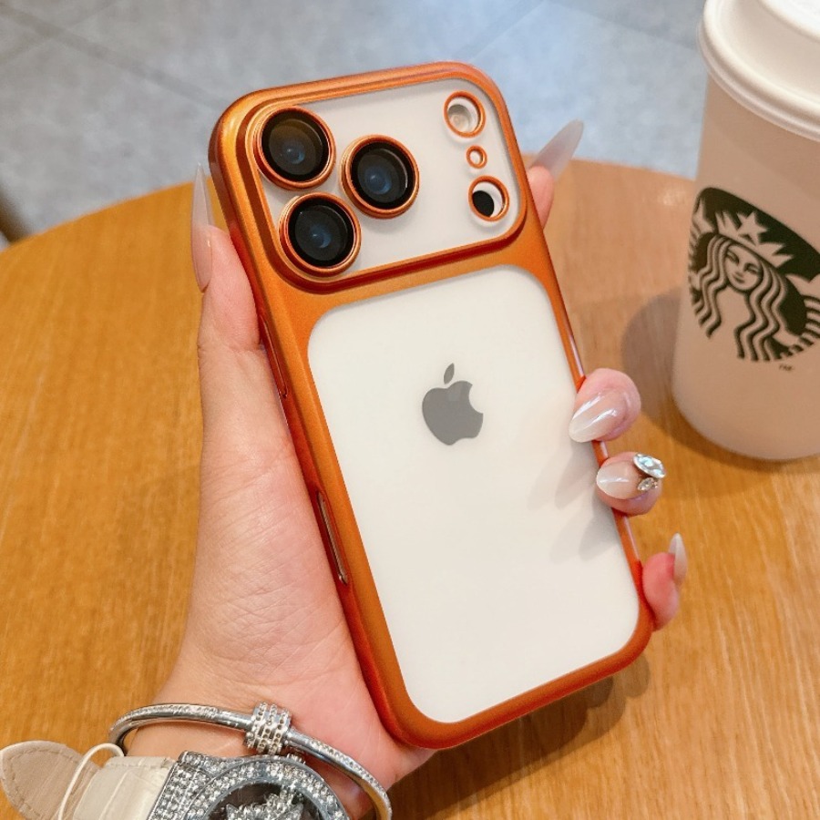 Phone Cases Expensive - Luxury Matte Clear Electroplate Case for