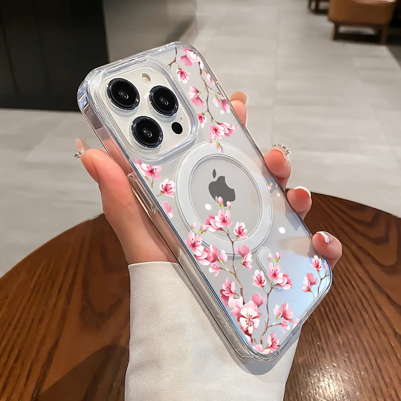Phone Cases Expensive - Luxury Pink INS Flowers Case For