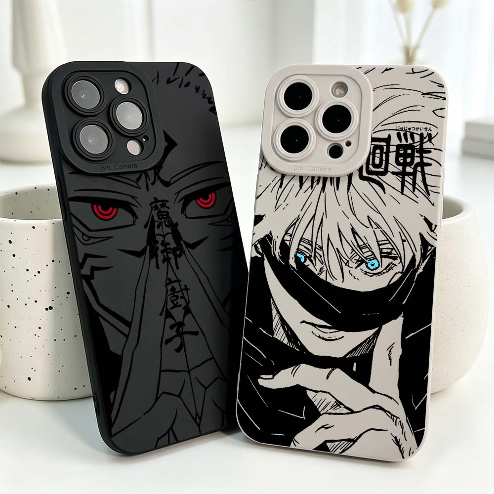Phone Cases For Iphone 15 - Anime Jujutsu Kaisen Cool Cover Silicone