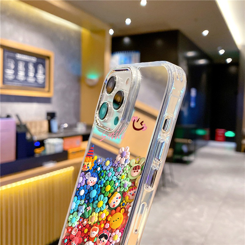 Cute Flower Makeup Mirror Phon - đánh giá và giá Phone Cases Aesthetic