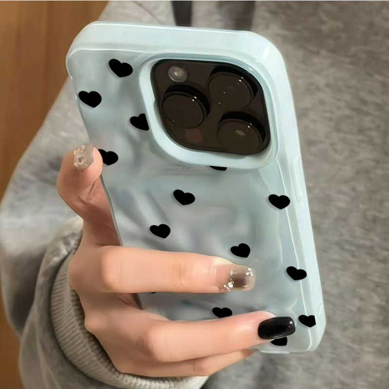 Aesthetic Cute Black Heart Sho - đánh giá và giá Phone Cases Aesthetic