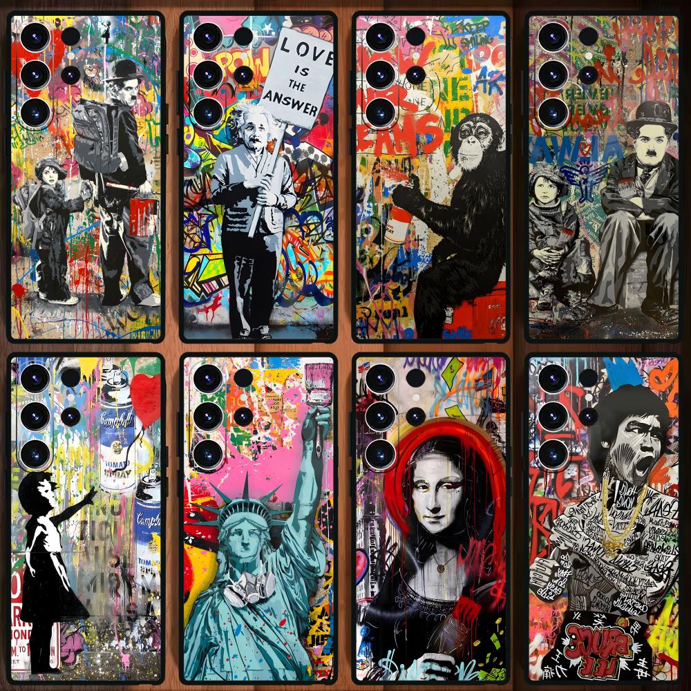 Banksy Graffiti Art  Phone Cas - đánh giá và giá Phone Cases Galaxy S25