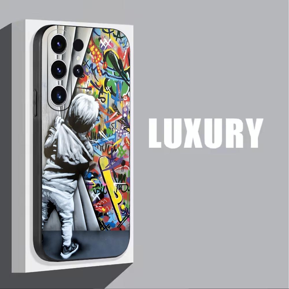 Banksy Graffiti Art  Phone Cas - đánh giá và giá Phone Cases Galaxy S25