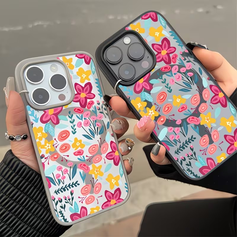 Colorful Flower Magnetic Shock - đánh giá và giá Phone Cases With Magnet