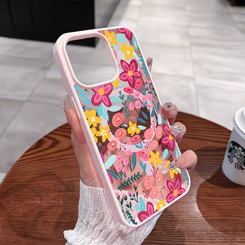 Colorful Flower Magnetic Shock - đánh giá và giá Phone Cases With Magnet