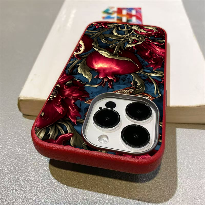 Vintage Pomegranate TPU Art Ph - đánh giá và giá Phone Cases Aesthetic