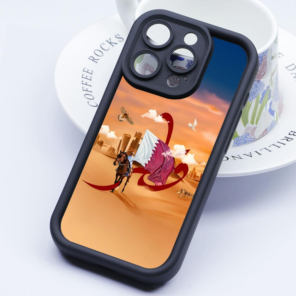 Qatar Flag Thicken TPU Mobile  - đánh giá và giá Phone Cases Qatar