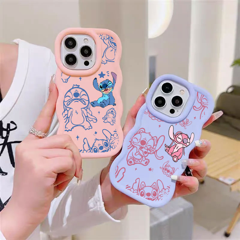 Stitch and Angel Cartoon Candy - đánh giá và giá Phone Cases Disney