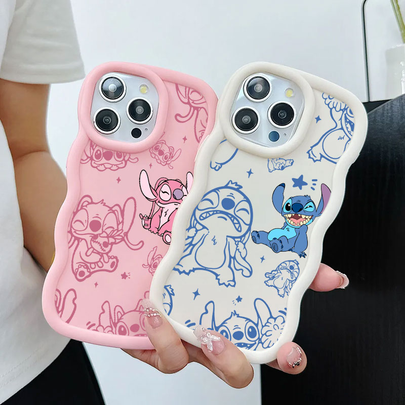 Stitch and Angel Cartoon Candy - đánh giá và giá Phone Cases Disney