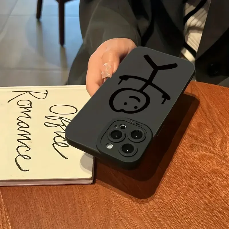 Cute Cartoon Matchman Matte Si - đánh giá và giá Phone Cases Online