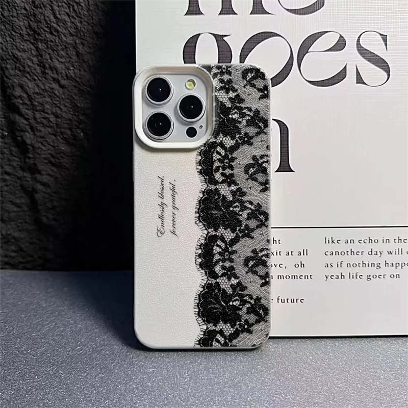 Black Lace Pattern Phone Case  - đánh giá và giá Phone Cases Motorola Edge 2025