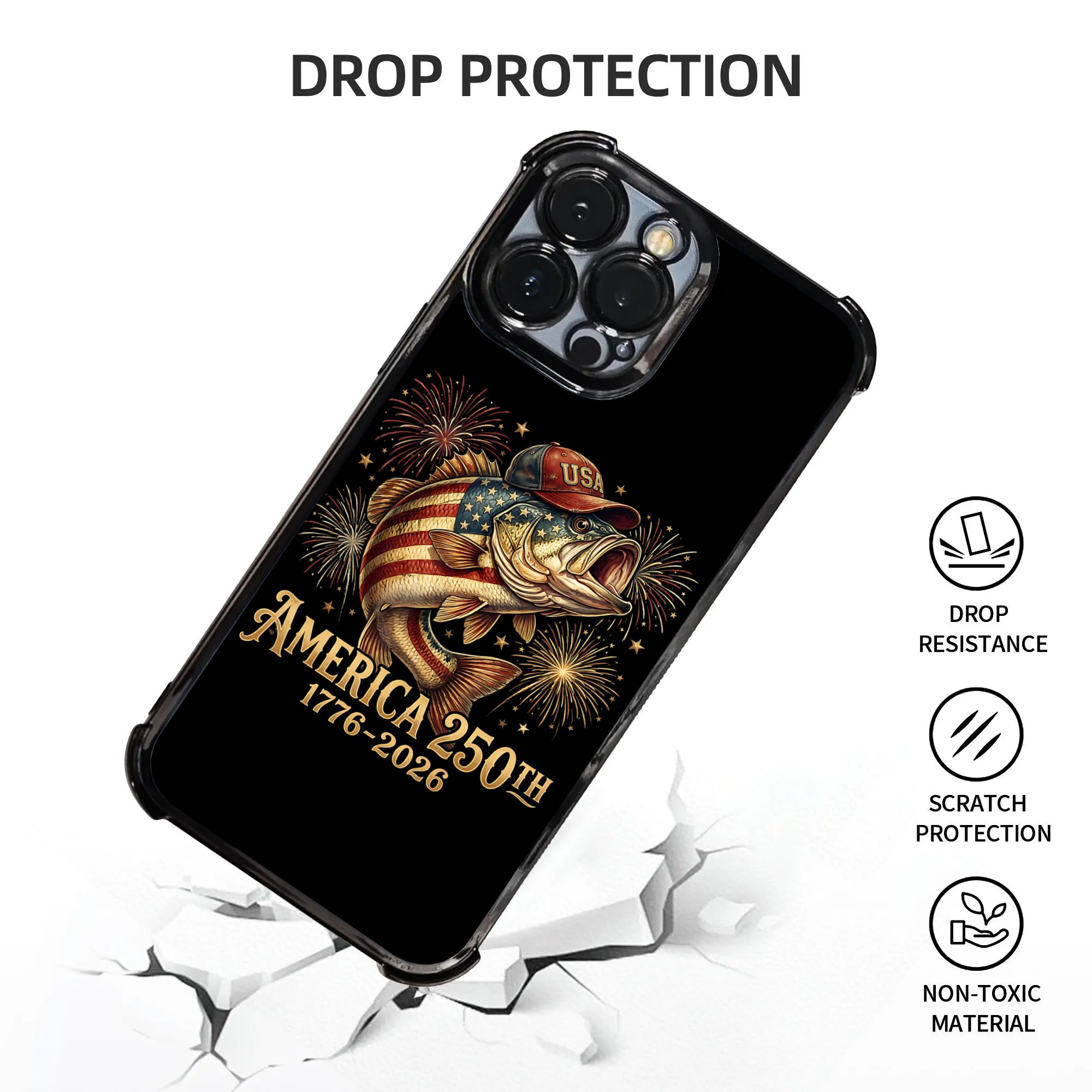 Bass Fishing 250th Anniversary - đánh giá và giá Phone Cases Usa