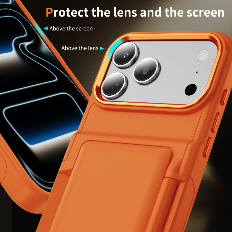 New Solid Color Frosted PC Wal - đánh giá và giá Phone Cases That Hold Cards