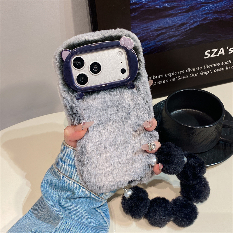Luxury Solid Colors Furry Plus - đánh giá và giá Phone Cases For Iphone 15