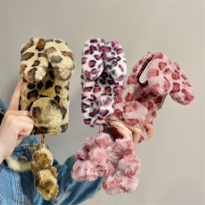 Luxury 3D Leopard Print Rabbit - đánh giá và giá Phone Cases Samsung