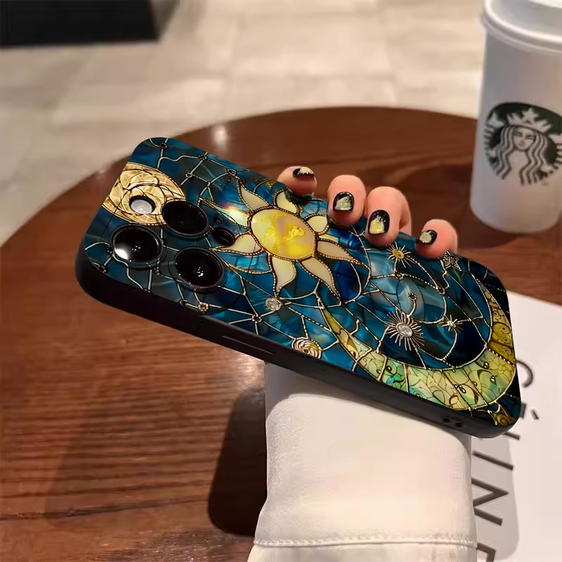 Aesthetic Sun Moon Print Phone - đánh giá và giá Phone Cases Aesthetic