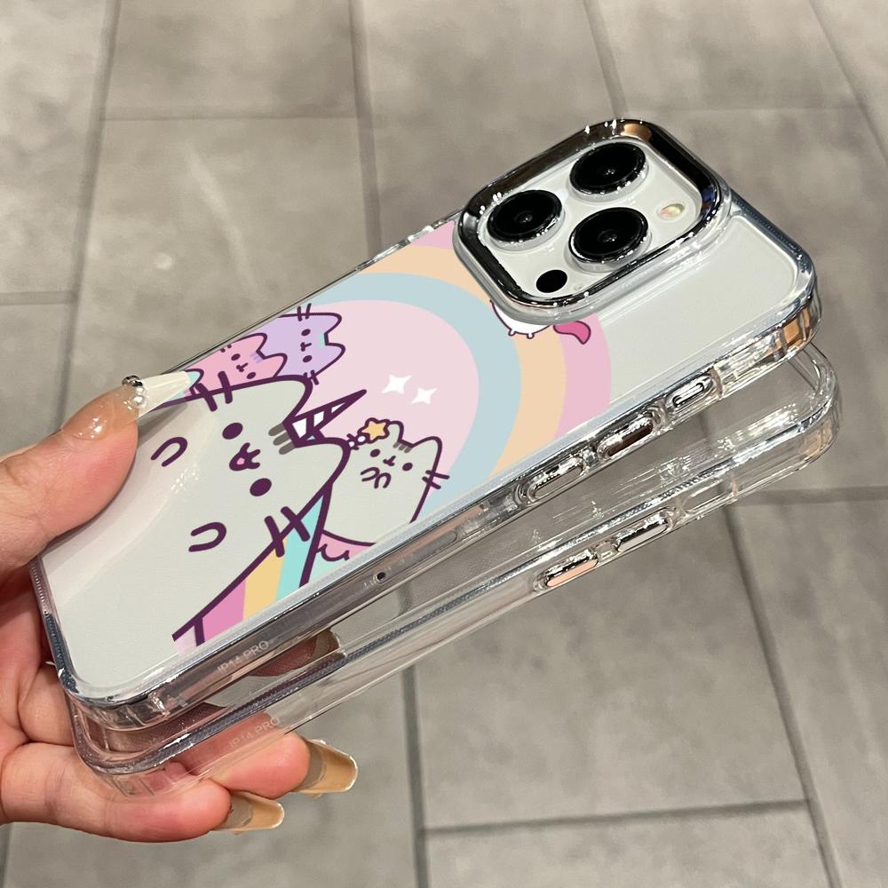 Cartoon Pusheen Cat Matte Tran - đánh giá và giá Phone Cases Cat