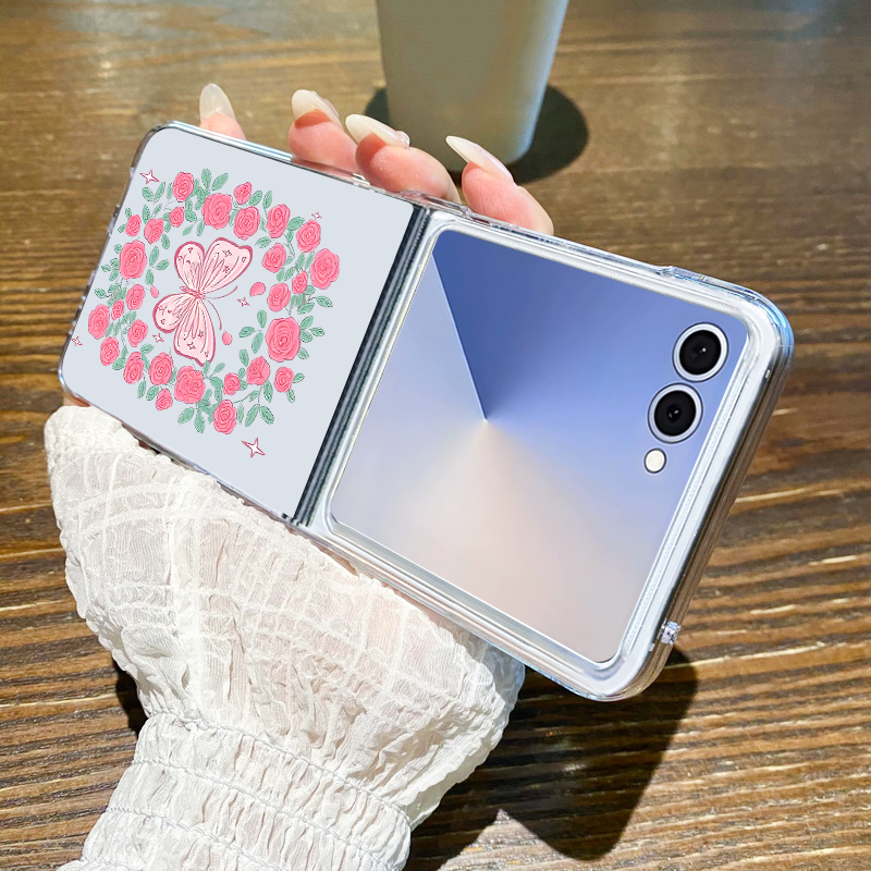 Pink Flowers Pattern Phone Cas - đánh giá và giá Phone Cases Z Fold 4