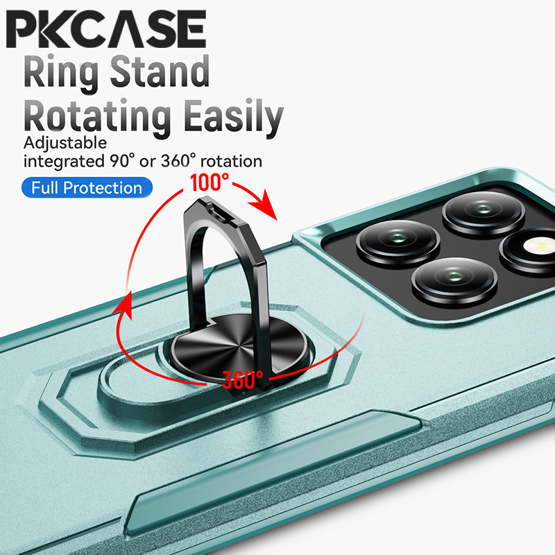 PKCASE Shockproof Ring Bracket - đánh giá và giá Phone Cases Motorola Edge 2025