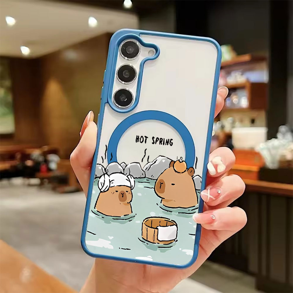 Color Transparent Magnetic Pho - đánh giá và giá Phone Cases For Samsung