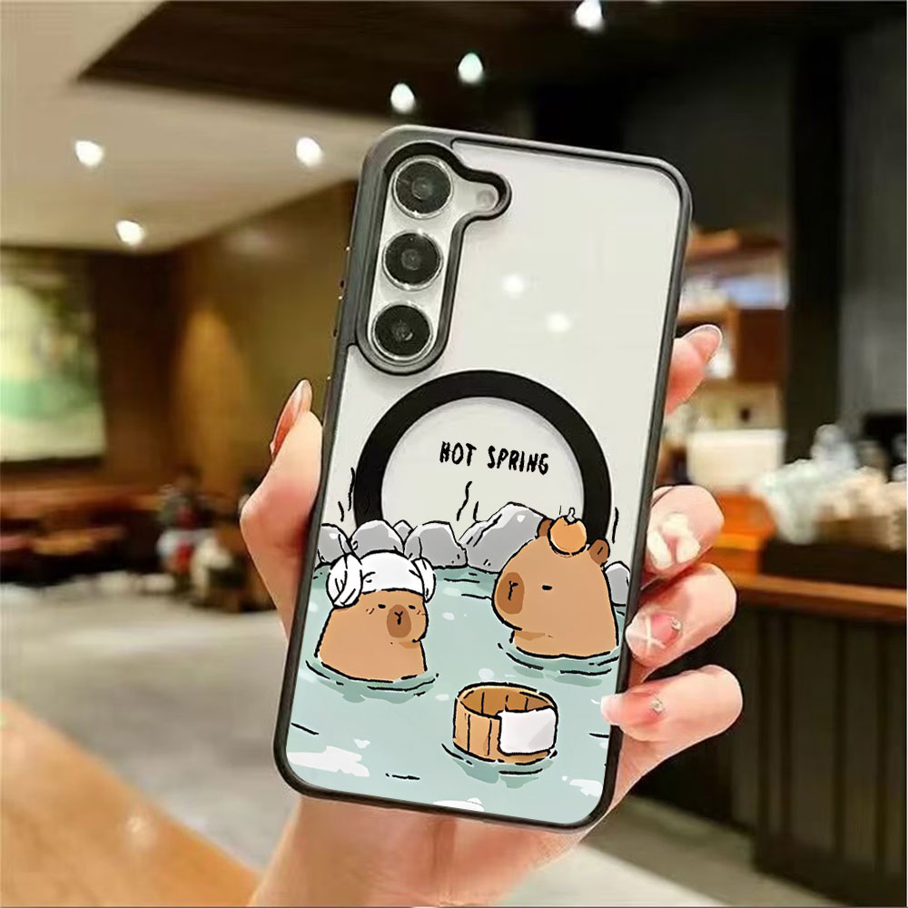 Color Transparent Magnetic Pho - đánh giá và giá Phone Cases For Samsung