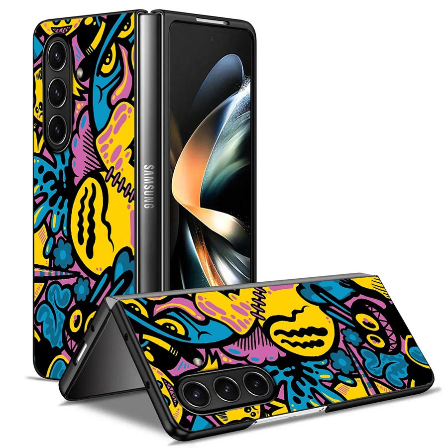 Cartoon Graffiti Design Case f - đánh giá và giá Phone Cases Z Fold 4
