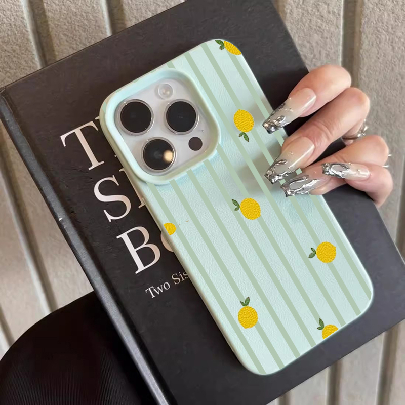 Shockproof Cute Lemon Pattern  - đánh giá và giá Phone Cases For Iphone 15