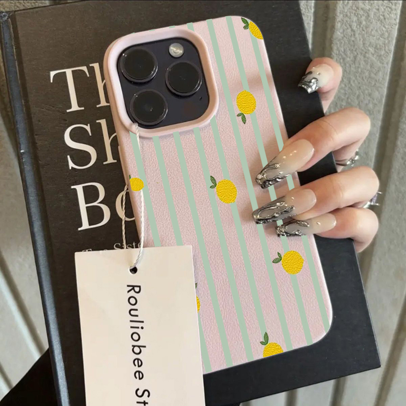 Shockproof Cute Lemon Pattern  - đánh giá và giá Phone Cases For Iphone 15