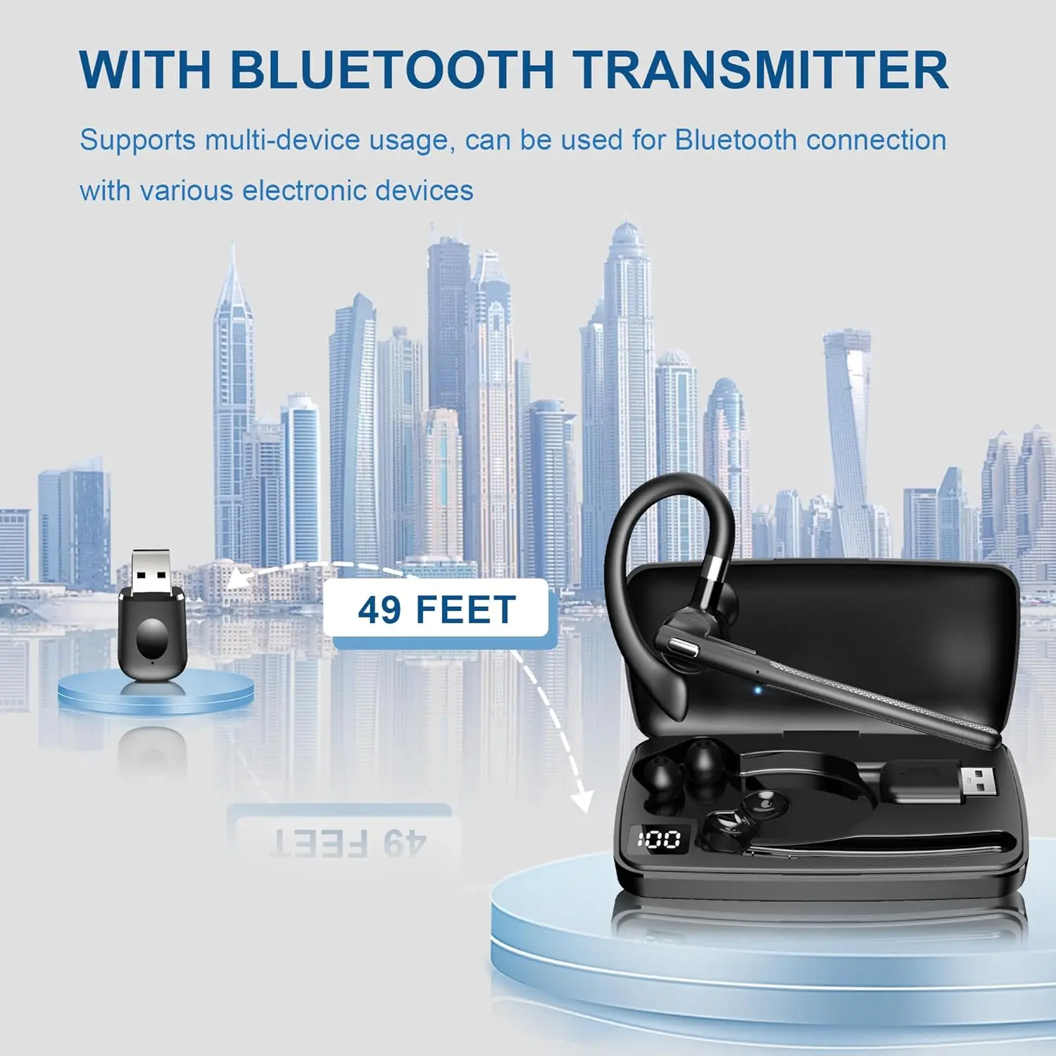 Bluetooth Headset Wireless Hea - đánh giá và giá Phone Cases Officeworks