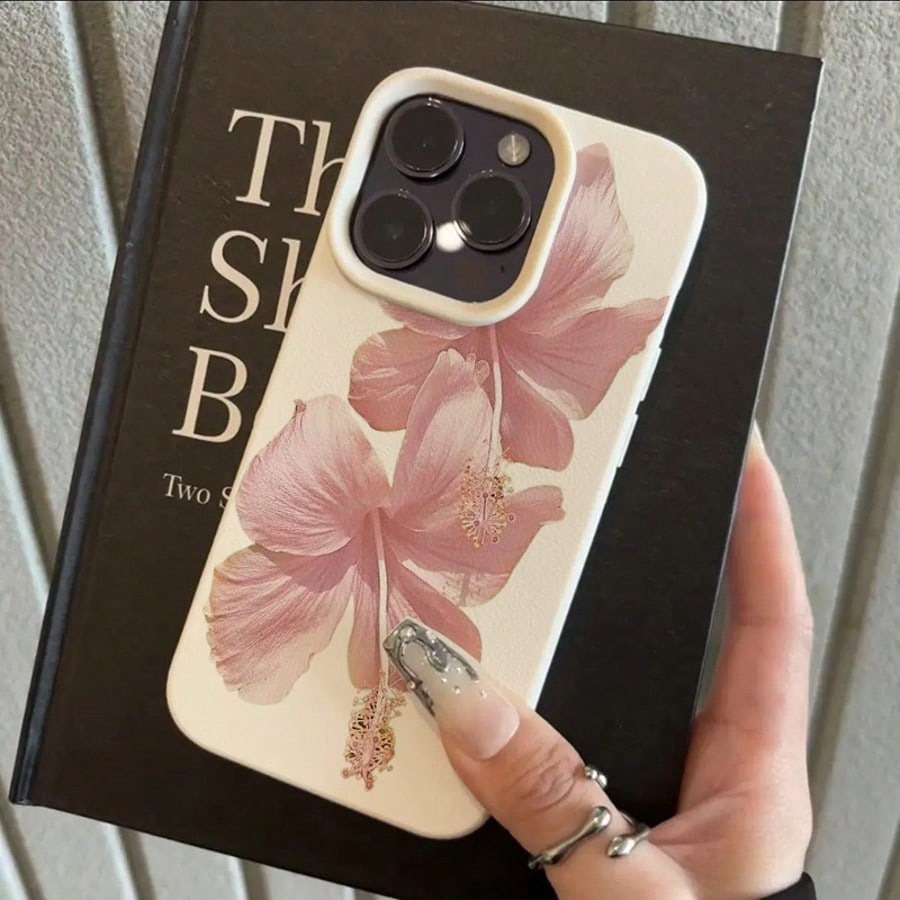Pink Hibiscus Elegant High Aes - đánh giá và giá Phone Cases Aesthetic