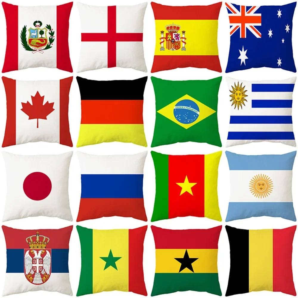 National Flags Printed Pillow  - đánh giá và giá Phone Cases Qatar