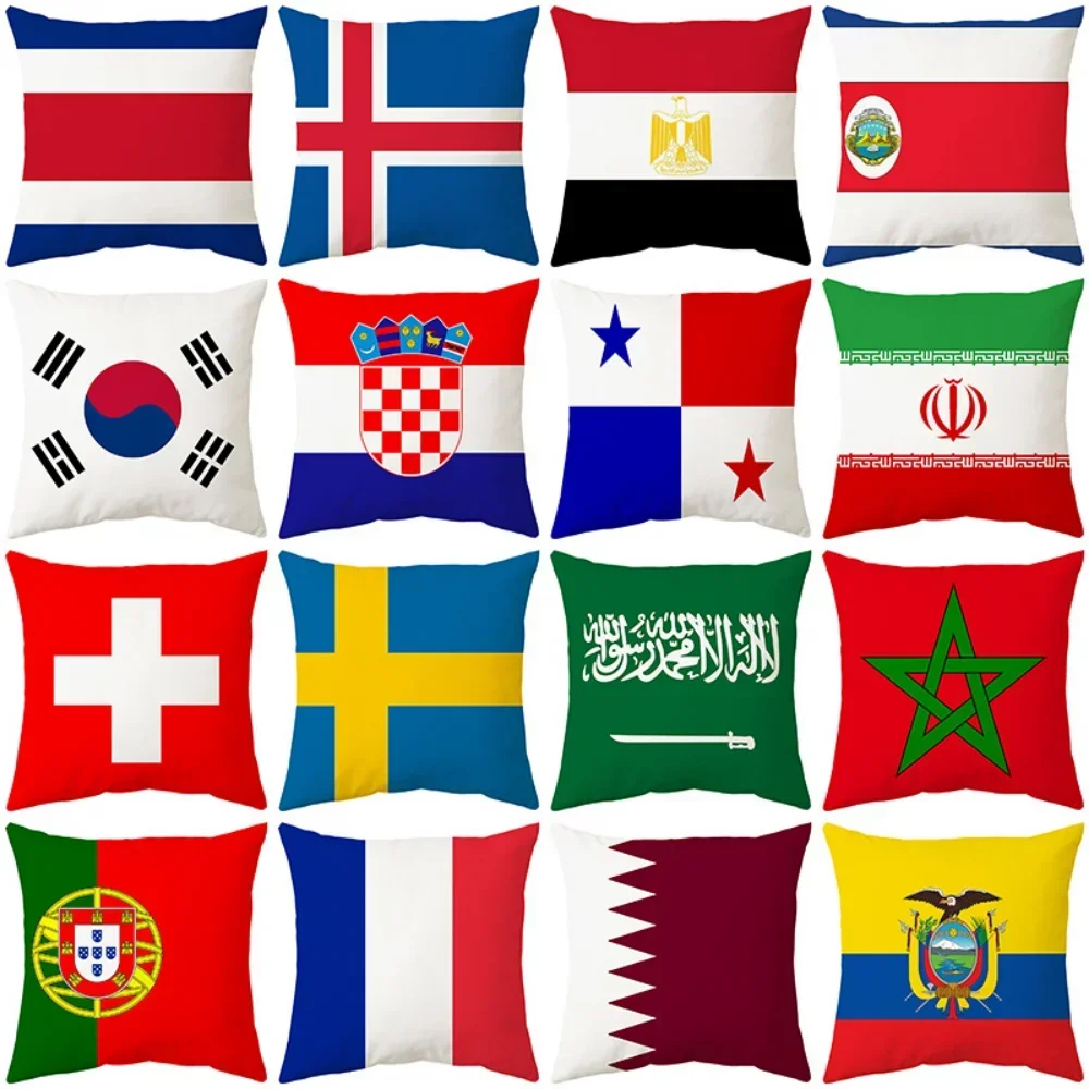 National Flags Printed Pillow  - đánh giá và giá Phone Cases Qatar