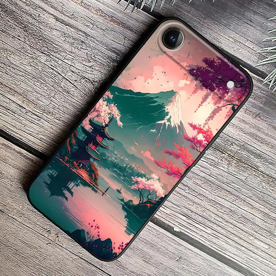 Aesthetic Mount Fuji Funda Pho - đánh giá và giá Phone Cases Aesthetic