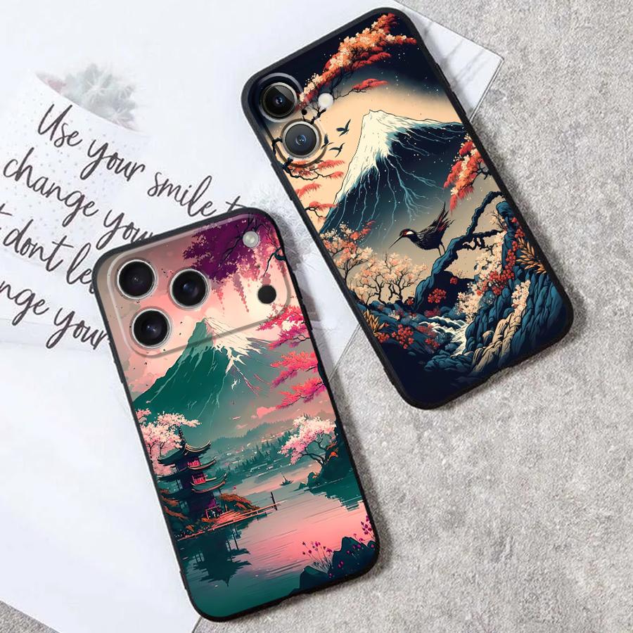Aesthetic Mount Fuji Funda Pho - đánh giá và giá Phone Cases Aesthetic